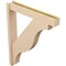 Ekena Millwork 6-in W x 36-in D x 44-in H Funston Block Rough Cedar Woodgrain TimberThane Outlooker, Primed Tan OUTUR060X36X44FST44RCPR - alternate 2
